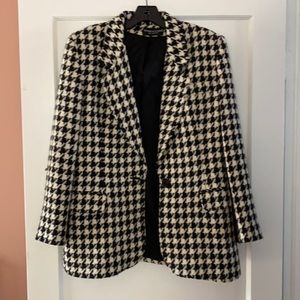 Vintage Bernard Holtzman Houndstooth Blazer